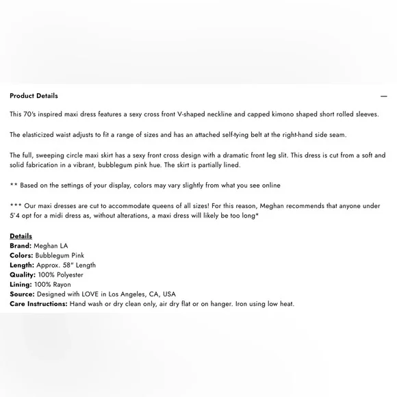 Meghan Fabulous BNWT Jasmine Maxi Dress Neon Pink XL! - Picture 5 of 6